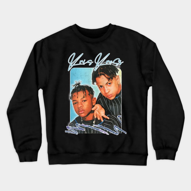 Kris Kross / 90s Aesthetic Fan Art Design Crewneck Sweatshirt by DankFutura